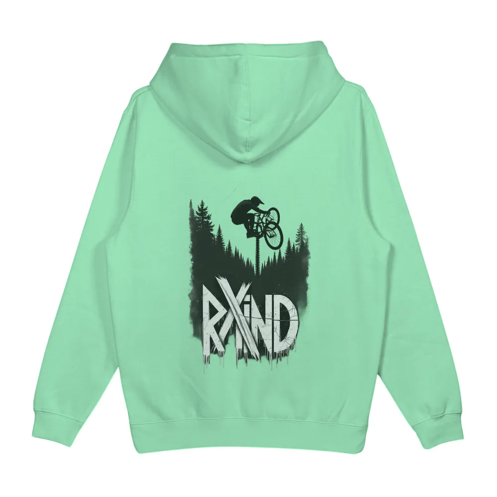 T-Shirt Printing: RND Extreme Sports BMX Adventure| trees in the distance