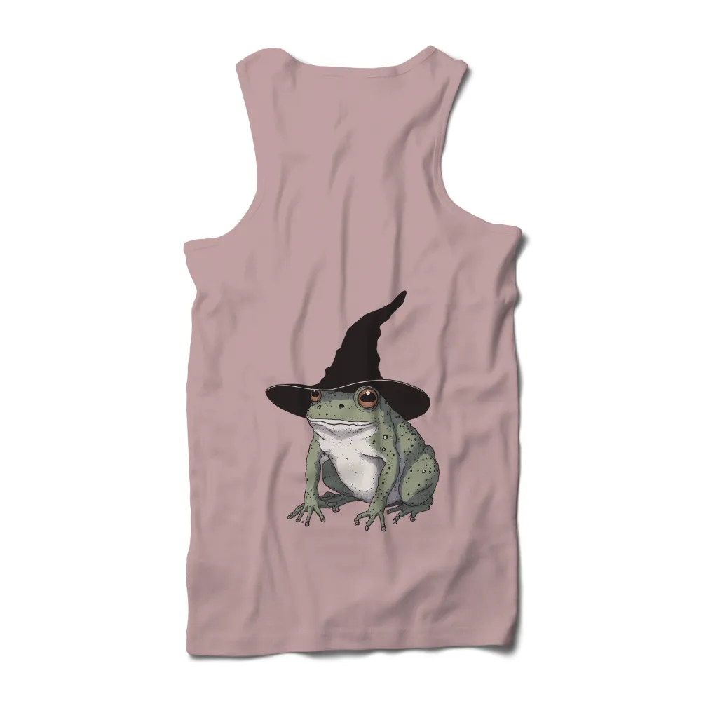 T-Shirts Pattern: Warty the Frog in a Witch Hat - Fantasy & Humor|critically acclaimed mmorpg final fantasy xiv shirt