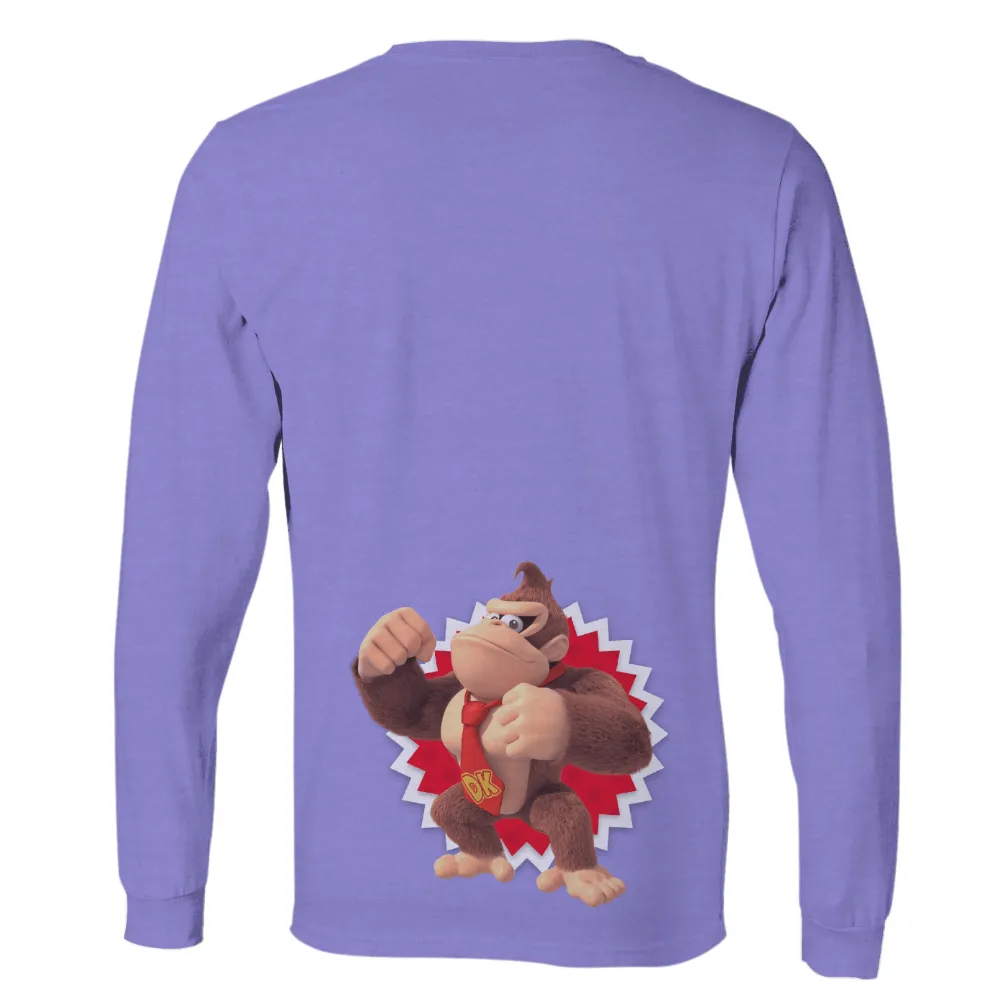 TShirt Design: Donkey Kong Power Pose with Red Tie|army strong mom shirts