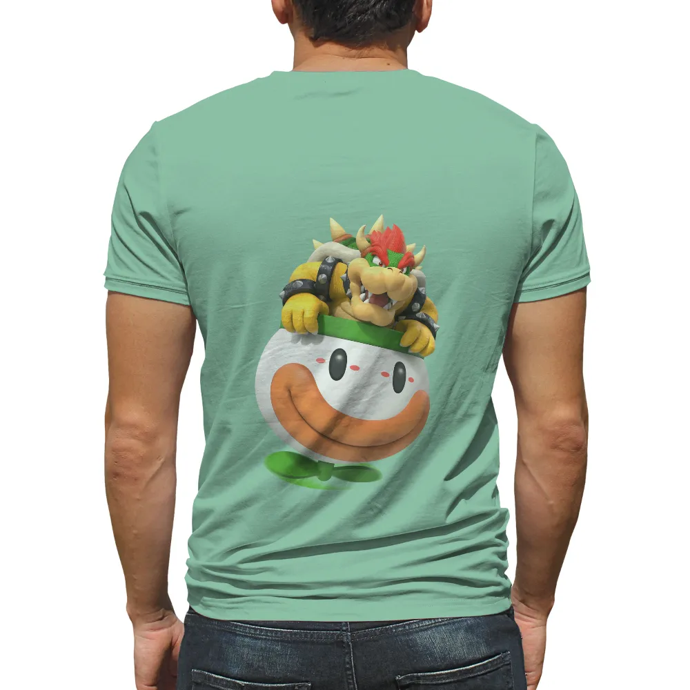 T-Shirts Pattern: Bowser and Piranha Plant - Gaming Fun|you only got video game shirt