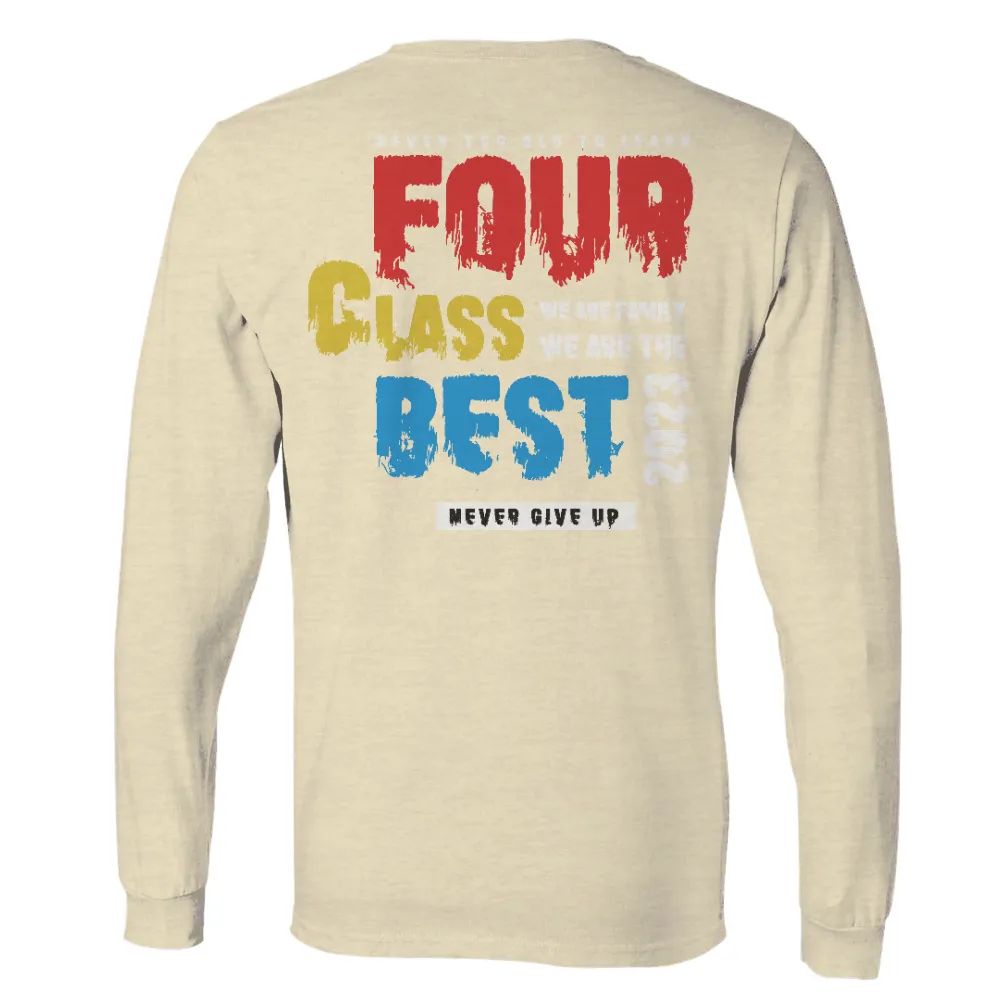 Custom Tee Shirts: Four Glass Best - Never Give Up|vintage rat rod t shirts