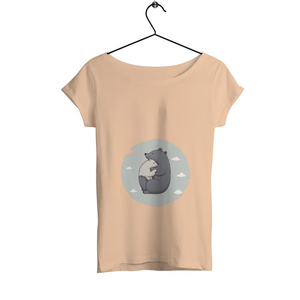 TShirt Design: Bears Embracing - Love and Protection|matching family valentines day shirts