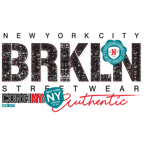 Custom T-Shirt Printing: BRKLN Authentic Streetwear Design