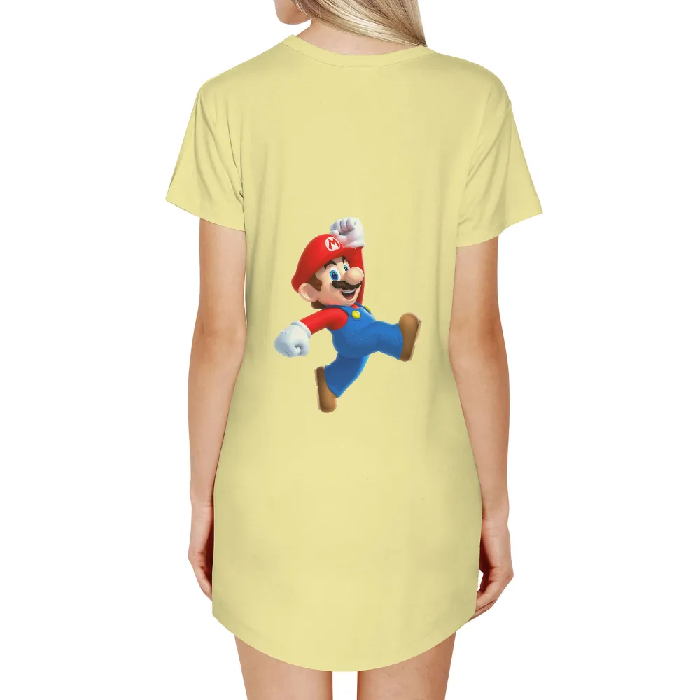 TShirt Design: Mario Adventure - Video Game Icon|t la classic tee