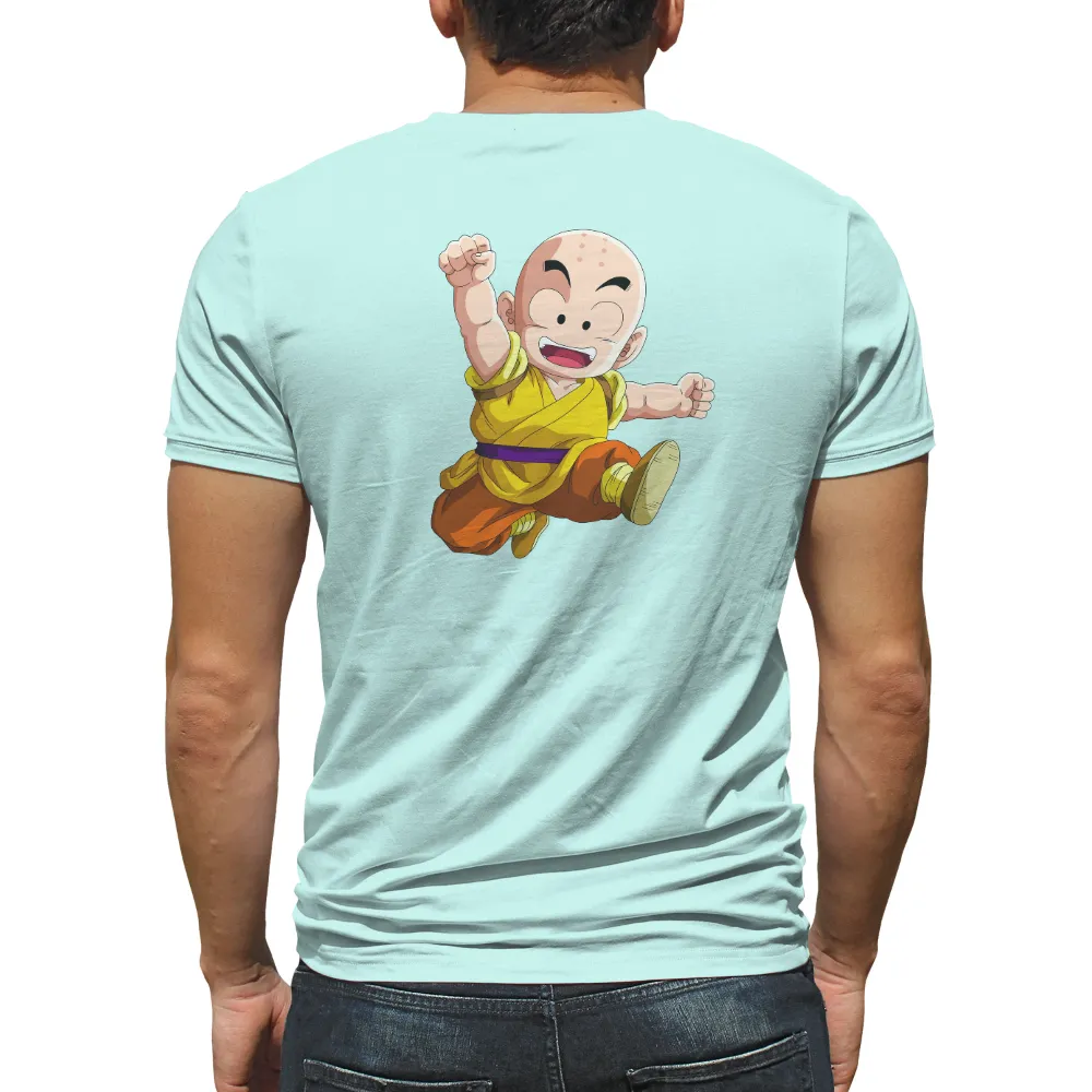 Tee Shirt Printing: Krillin - The Spirit of Courage and Friendship|dragon ball super super hero tshirt