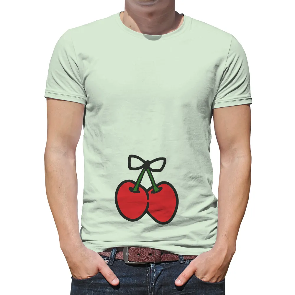 Custom T-Shirt Printing: Cherries Symbolizing Unbreakable Friendship|unique yankee shirts