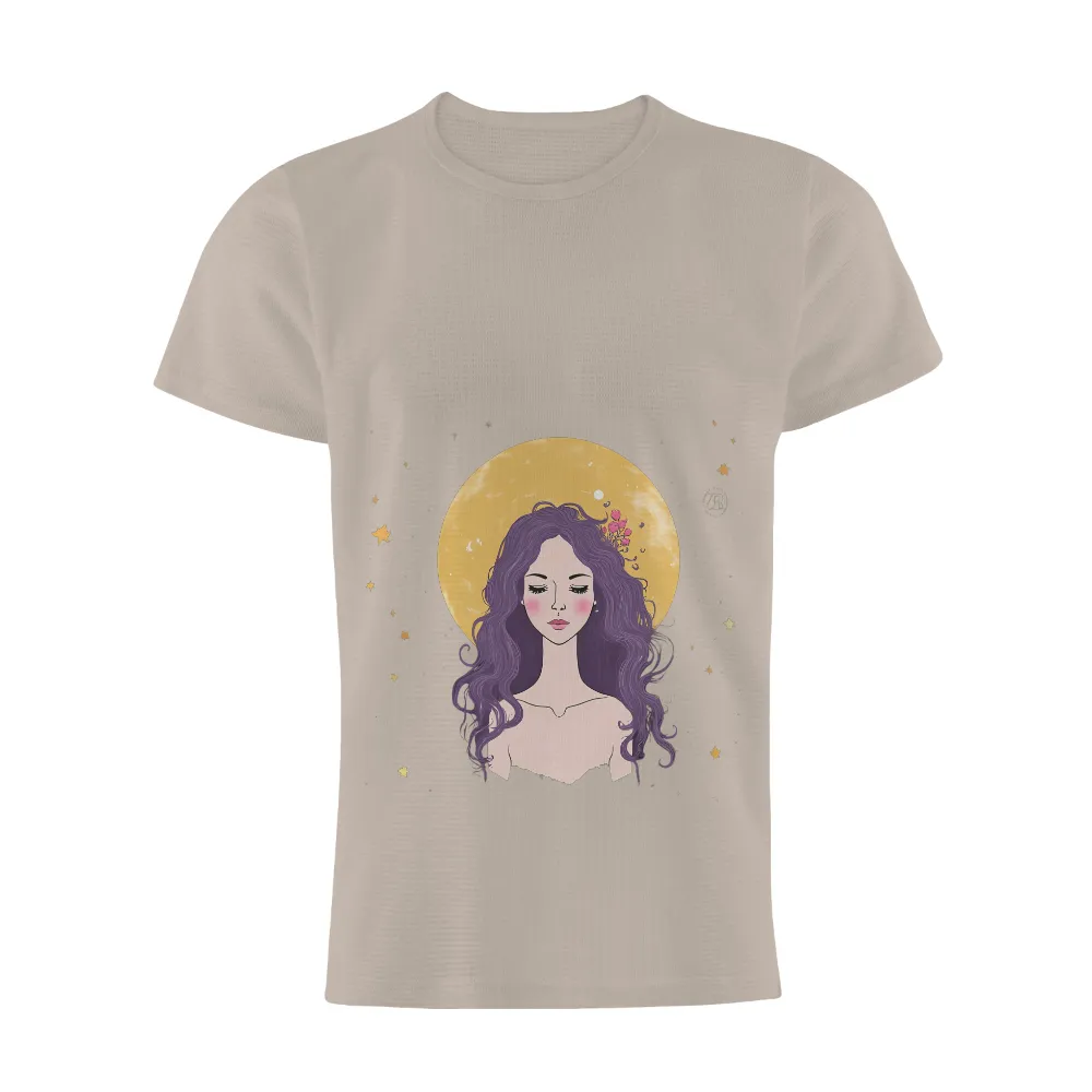 T-Shirts Design: Luna's Whimsical Moonlit Journey|dallas stars tickets 2022