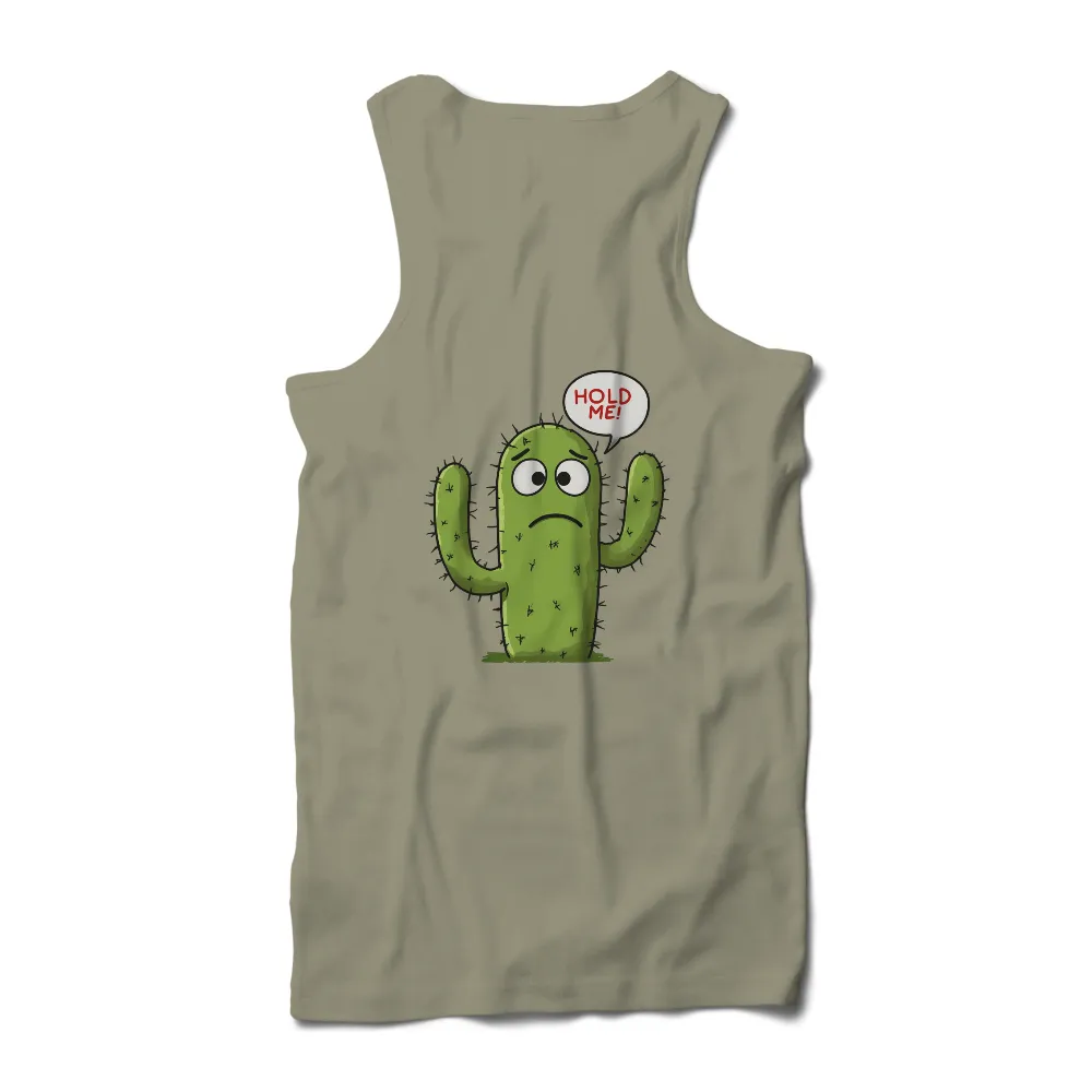 T-Shirts Custom: Hold Me! - Funny Cactus Design|on a dark desert highway shirt witch