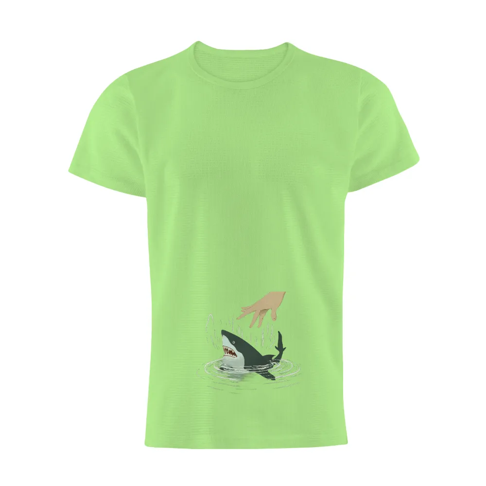 T-Shirts Custom: Luna's Ocean Encounter - Artistic Design|take my hand 5sos merch