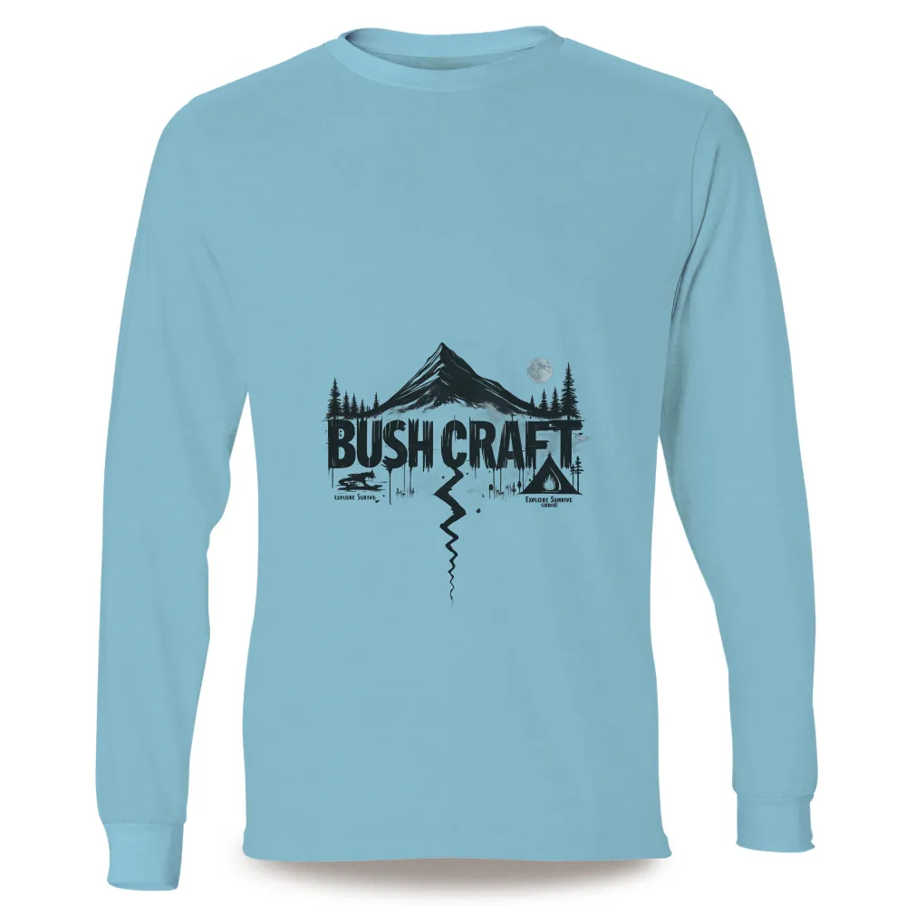 Bushcraft TShirt Printing: Explore and Thrive in the Wilderness|adventure time dancing with monsters shirt