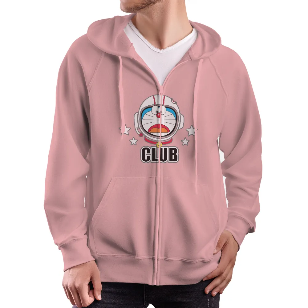 Customized Tee Shirts: Doraemon Astronaut Club - Anime Adventure|roblox hellfire club t shirt