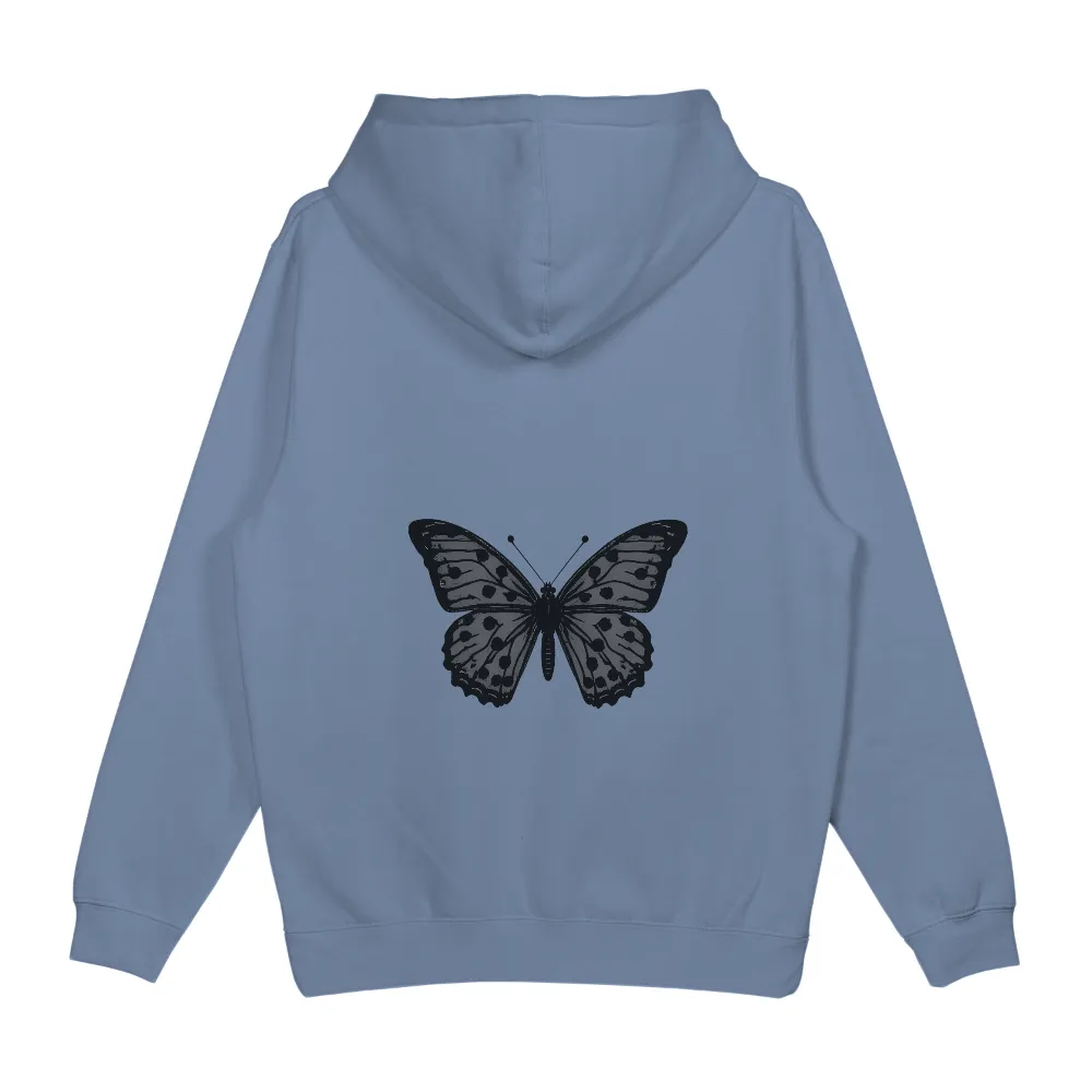 TShirt Design: Monochrome Butterfly - Transformation and Resilience|target wild fable butterfly shirt