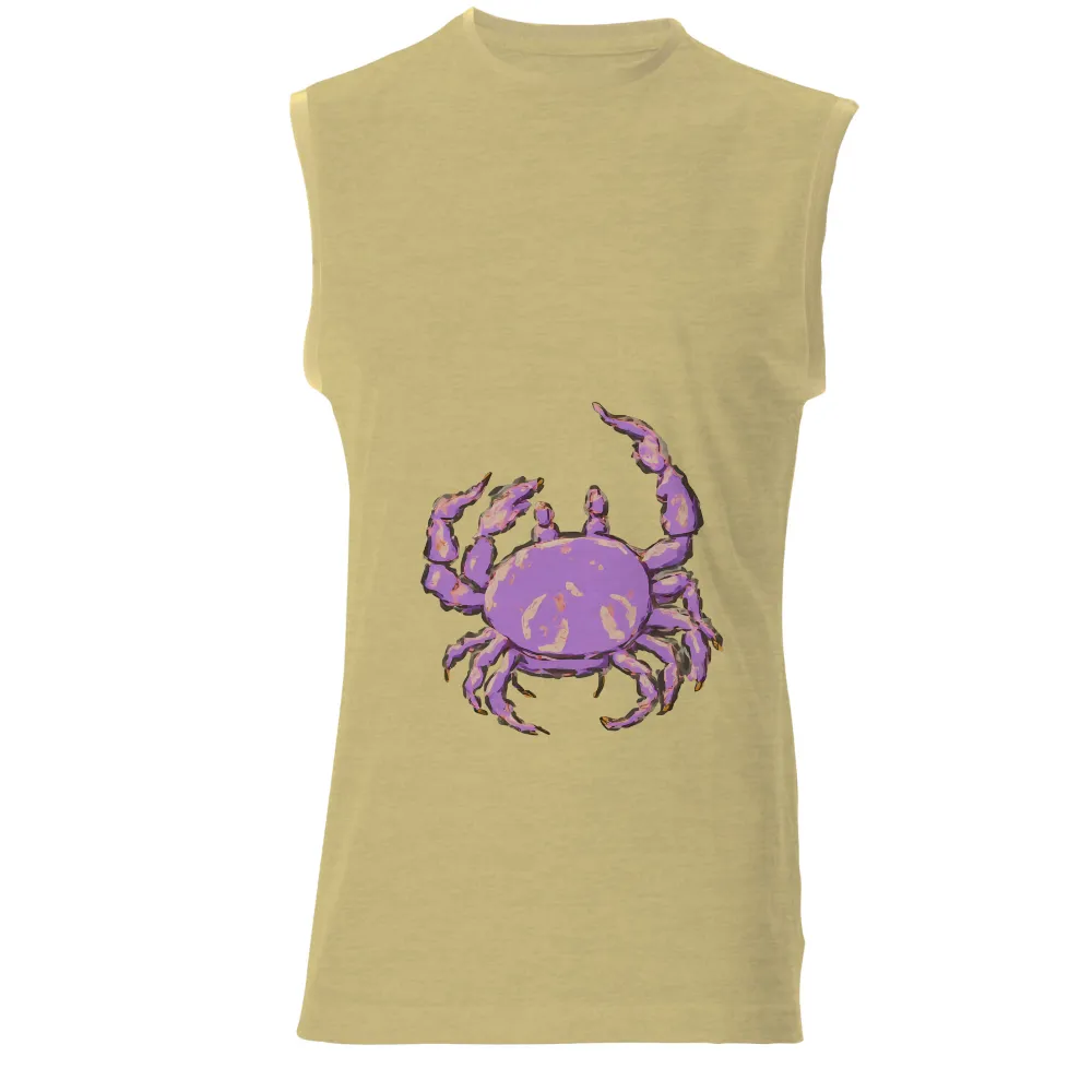 TShirt Design: Purple Crab - Strength and Resilience|purple and gold bregman astros jersey