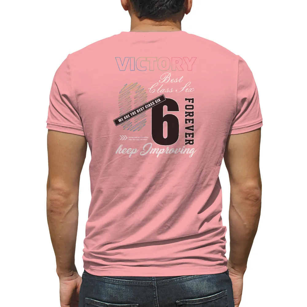 TShirt Design: Victory Forever - Best Class Six|family graduation shirts 2022