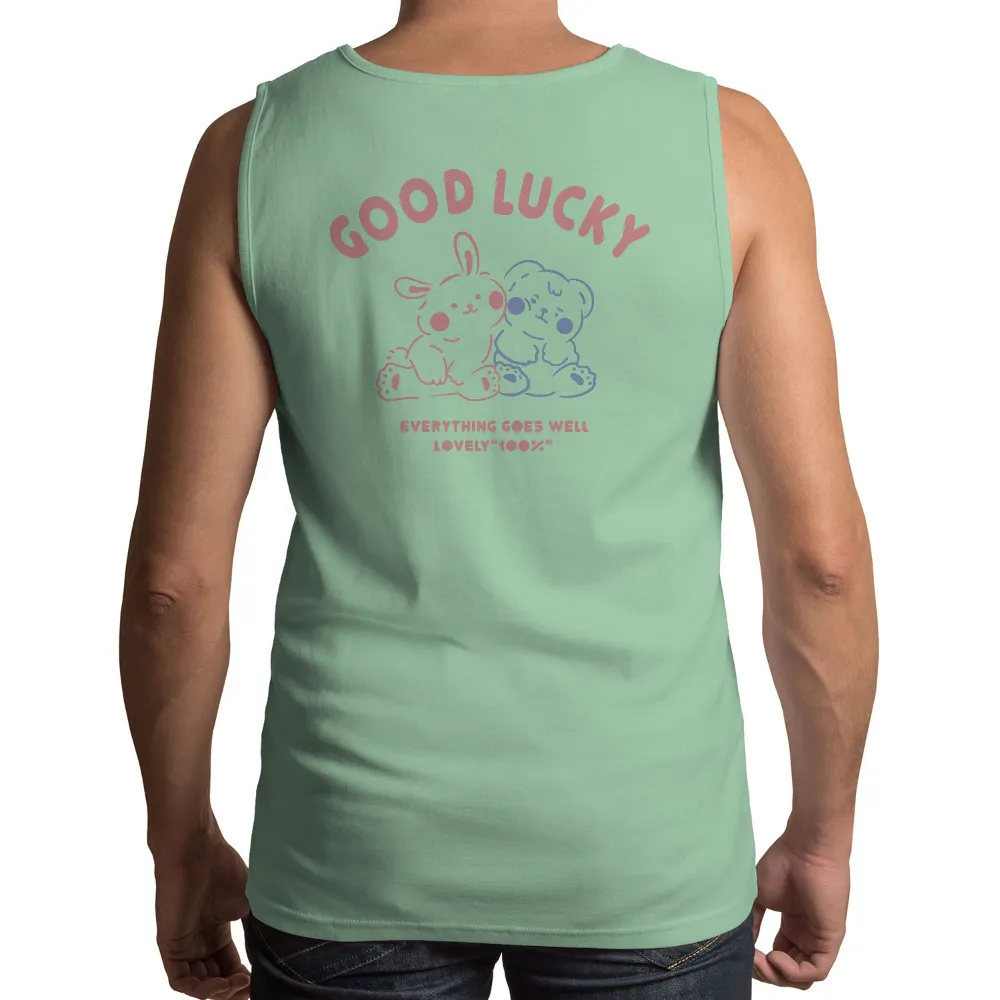 Tee Shirts Printed: Good Lucky Friendship - Everything Goes Well|adventure time dancing with monsters shirt