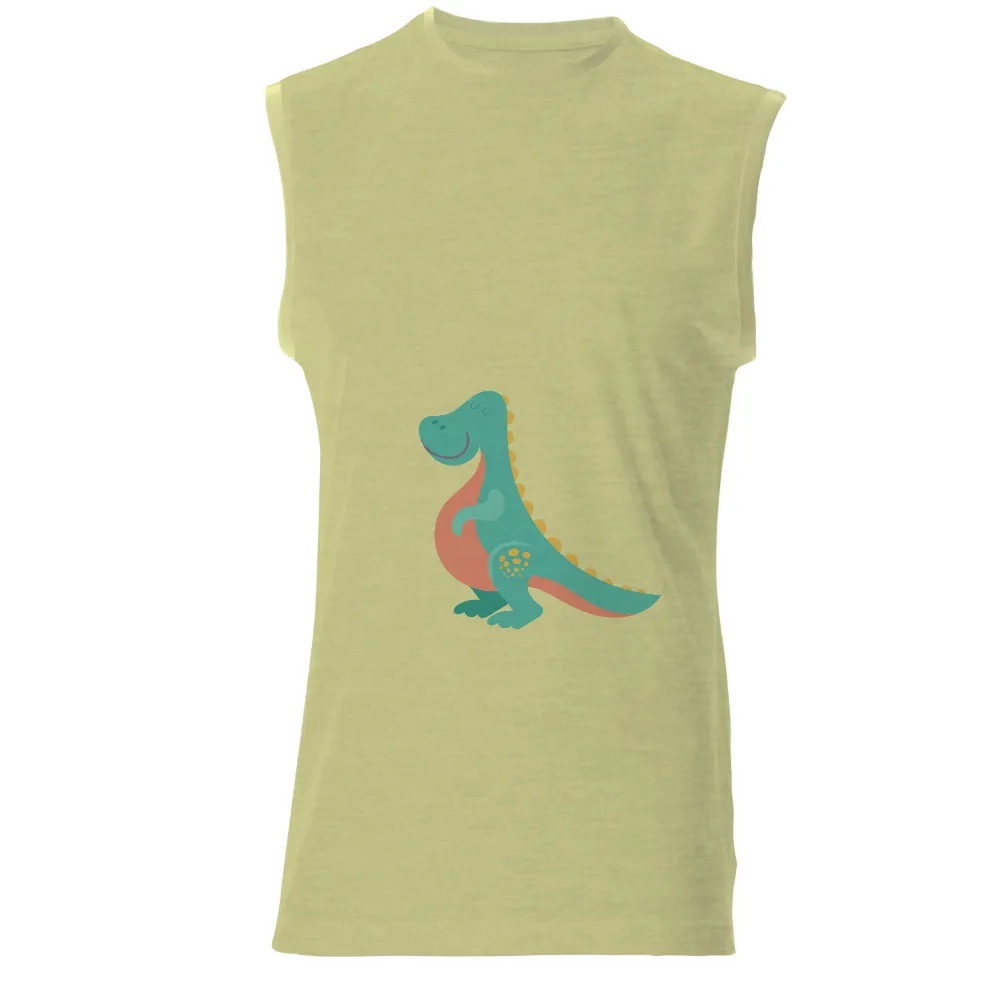 Customized Tee Shirts: Spread Joy with Friendly Dino|there's always tomorrow dinosaur shirt