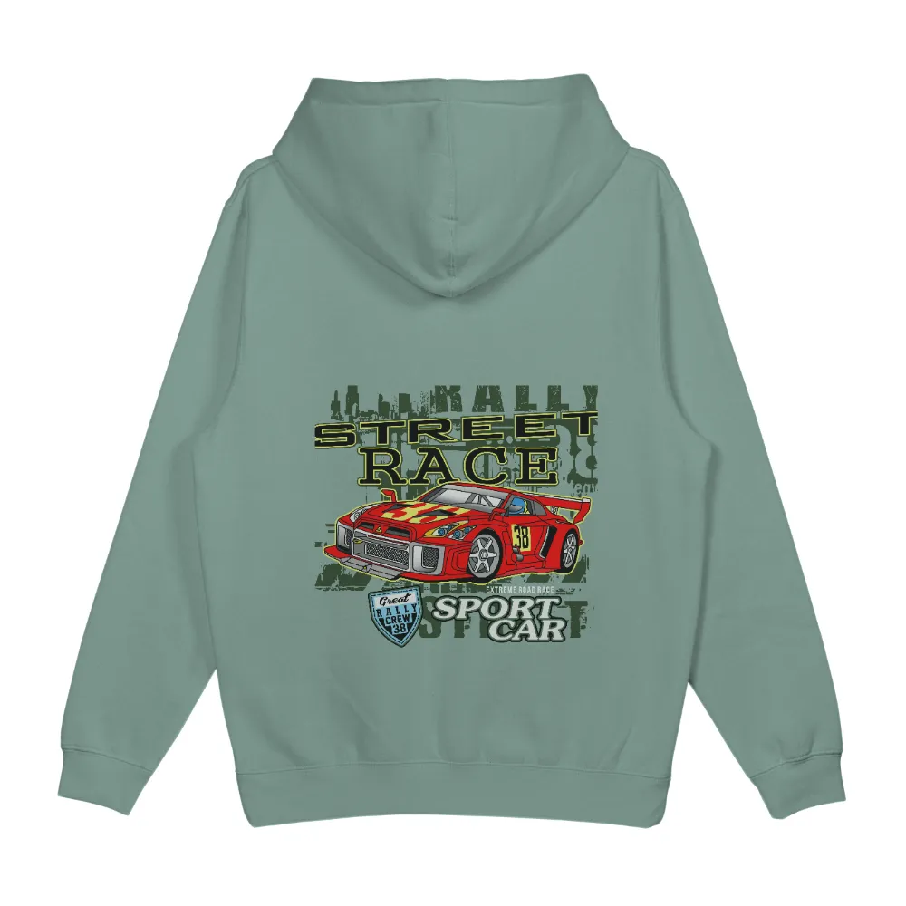 Custom Tee Shirts: Street Race Sports Car - Extreme Speed and Competition|90s car shirt