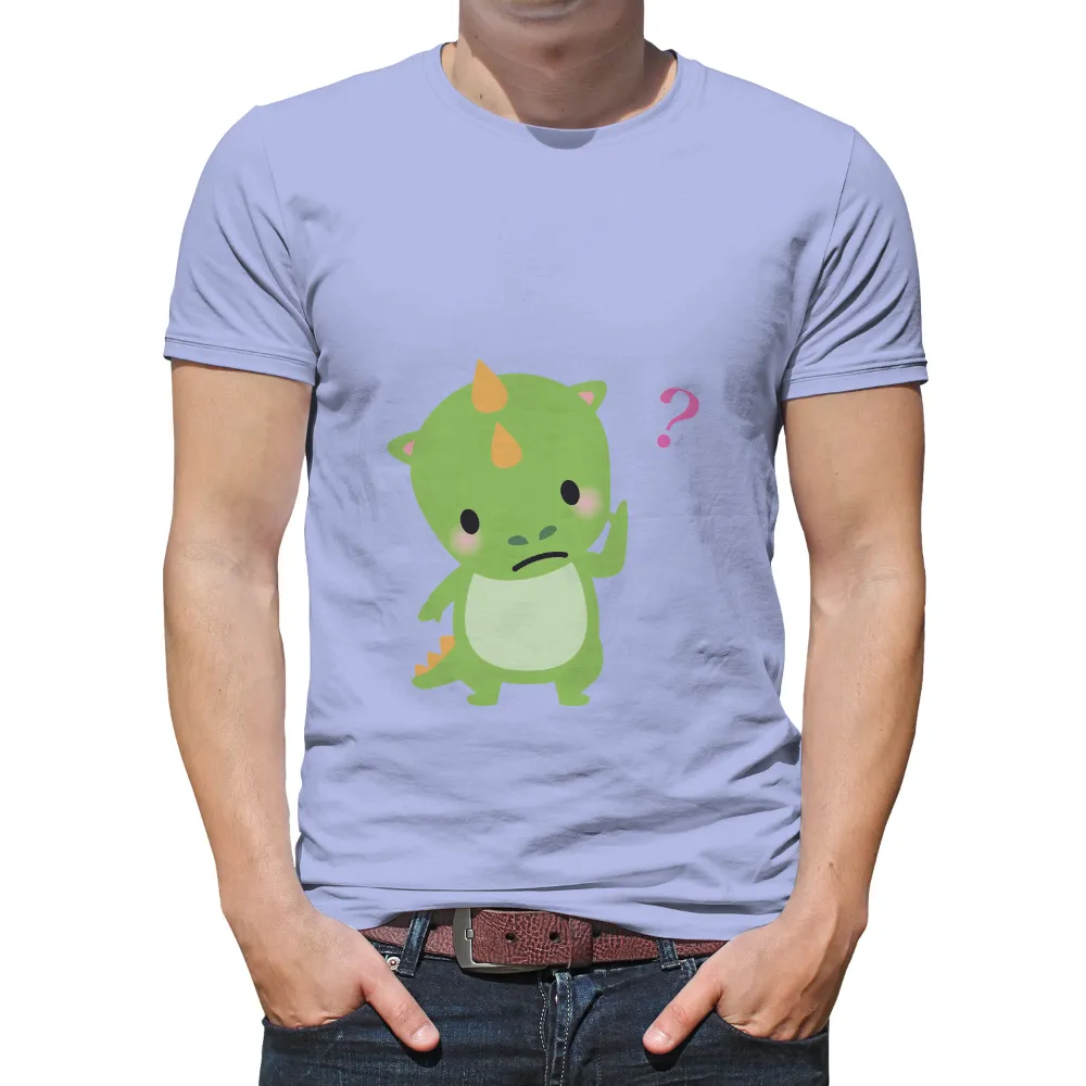 Graphic Tees: Curious Dragon - Artistic Designs|green tie dye alien shirt