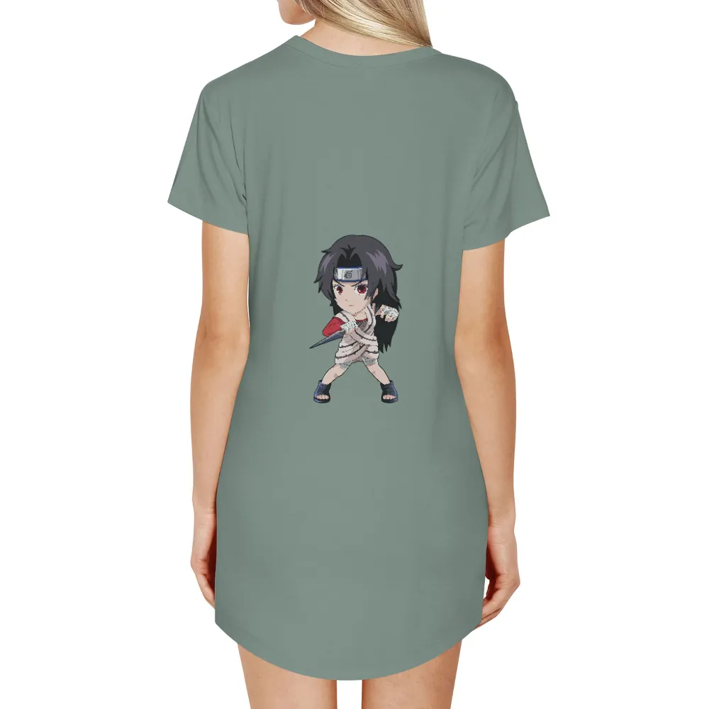 T-Shirts Pattern: Chibi Itachi Uchiha - Anime Character Design|friends naruto t shirt