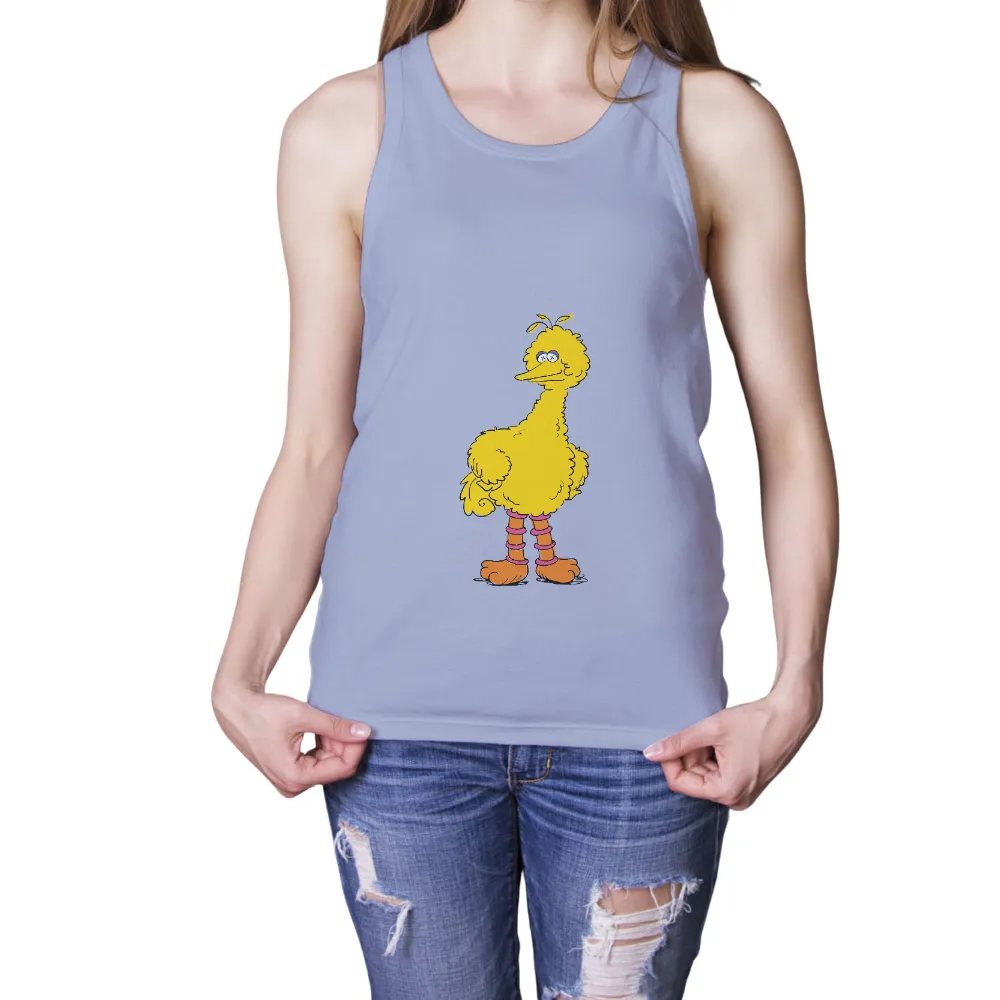 T-Shirts Pattern: Celebrate Childhood Nostalgia with Big Bird|vintage sesame street shirt