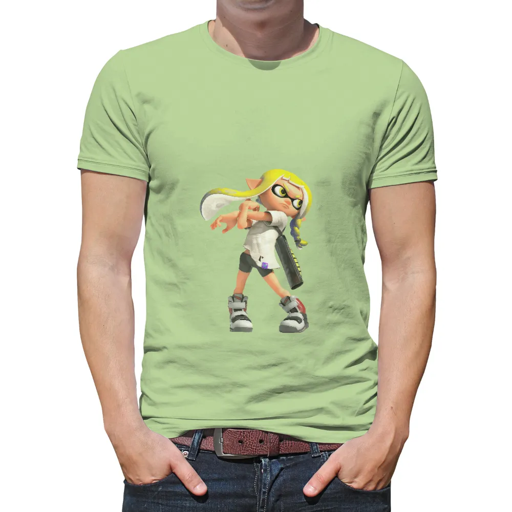 T-Shirts Pattern: Splatoon Squid Girl - Gaming Pop Culture|splatoon mushroom shirt