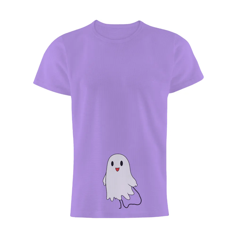 Friendly Ghost TShirt Design: Boo's Joyful Spirit|cute women's 4th of july shirts