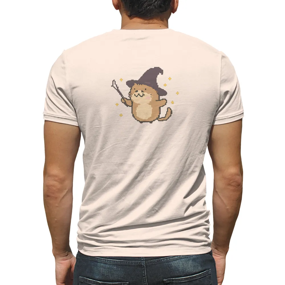 Customized Tee Shirts: Whimsical Otter Wizard - Magic, Stars, Enchantment|cute blue t shirt roblox