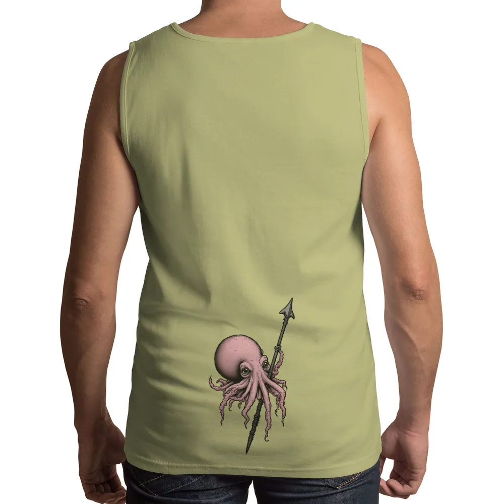 Octopus Spear Adventure Design on Custom Apparel|octopus jungle trousers