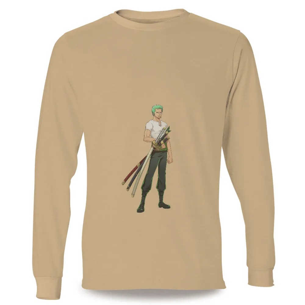 Zoro T-Shirts Design: Strength and Determination|roblox one piece t shirt