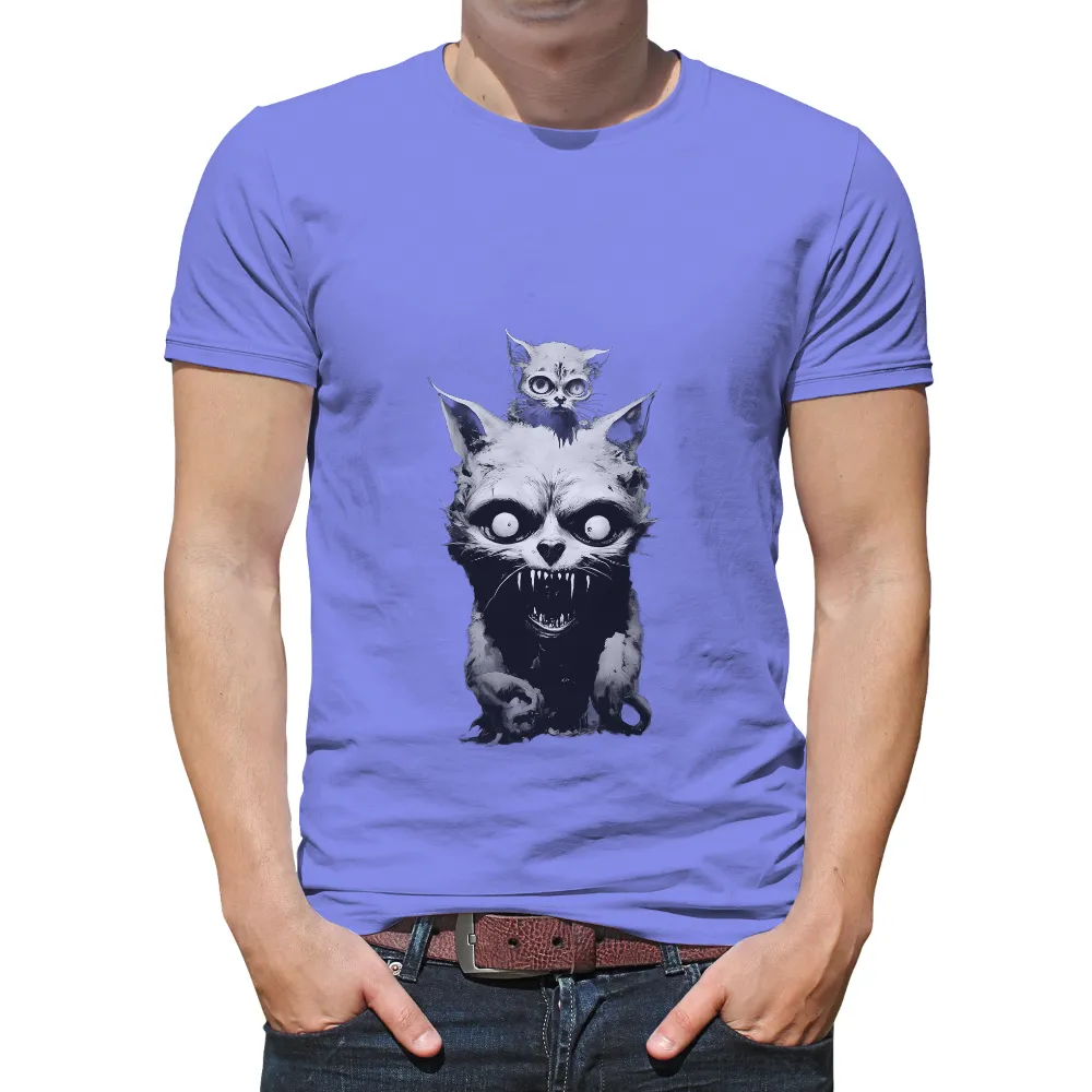 T-Shirts Custom: Cats Contrast - Fear and Innocence|fear of god essentials mesh t shirt