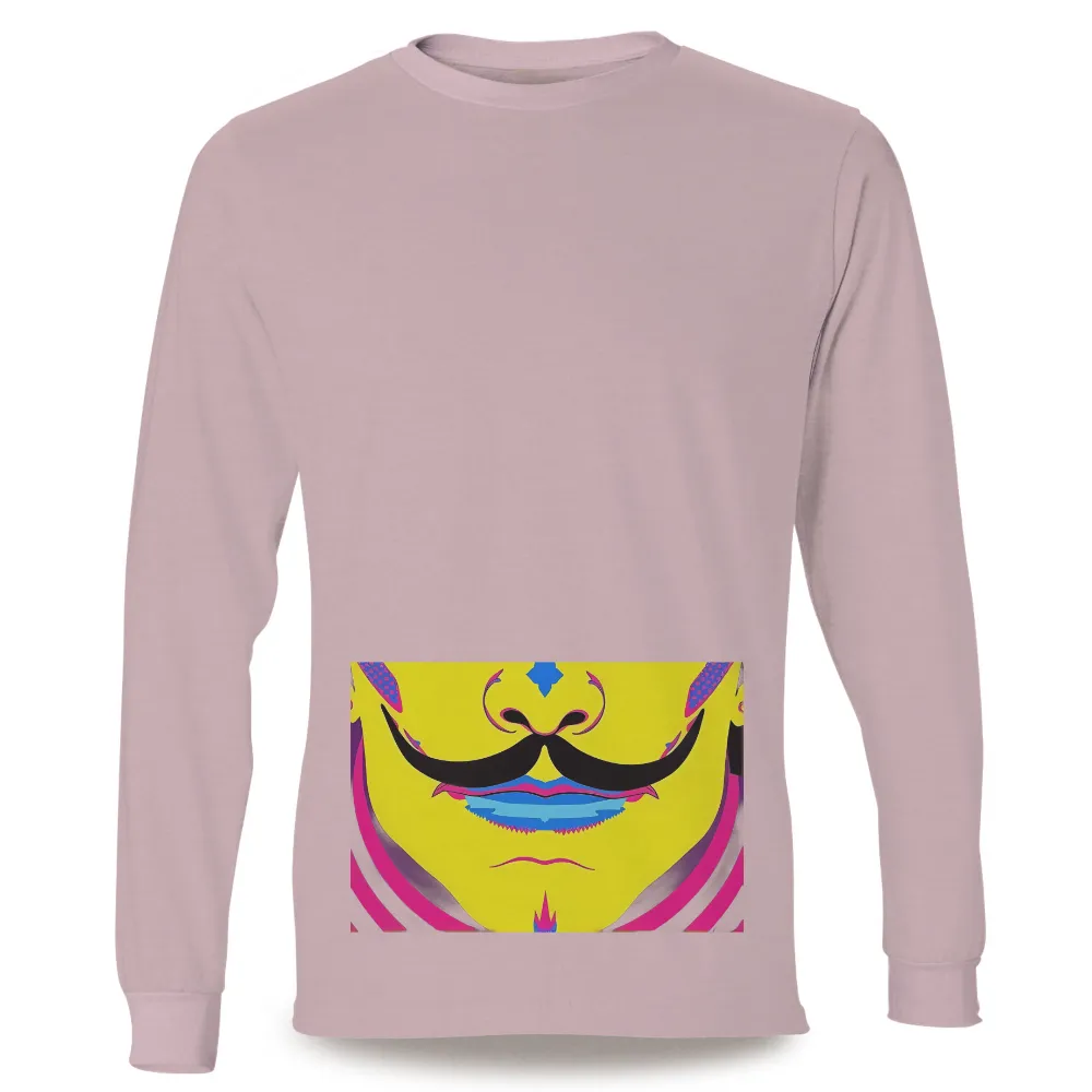 Tee Shirt Printing: Pop Art Inspired Design | Whimsical & Colorful| Blue and pink lips