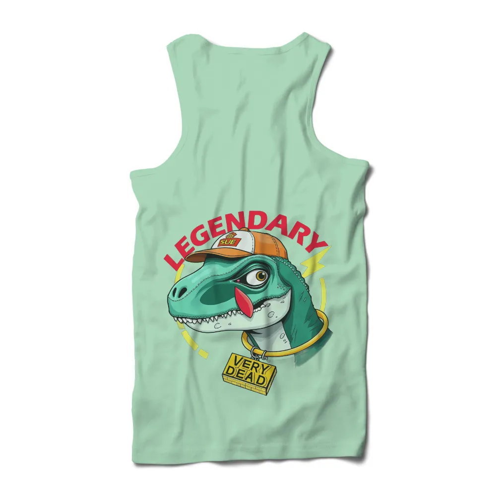 Customized Tee Shirts: Legendary Dinosaur Pop Culture Tees| LEGENDARY text