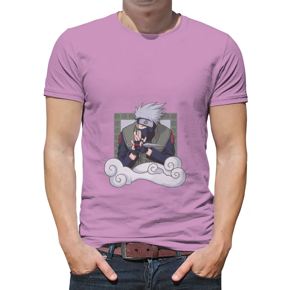 Tee Shirts Printed with Kakashi Hatake: Ready for Battle|ninja pants naruto