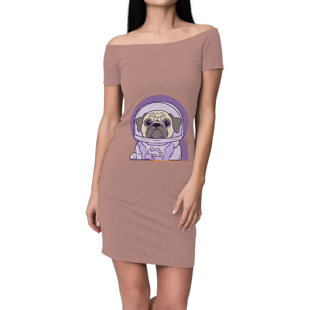 Tee Shirt Printing: Whimsical Pug Astronaut - Explore Space with Wonder|outerstuff space jam