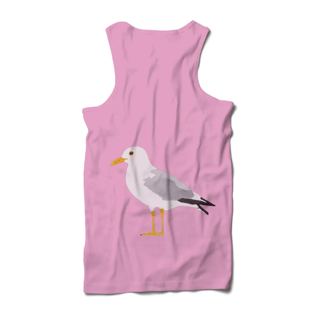 Seagull Minimalist T-Shirt Printing | Nature-Inspired Design|beer hockey guns and freedom shirt