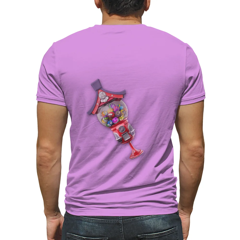 T-Shirts Pattern: Retro Gumball Machine Pop Culture Design|retro sporting kc jersey