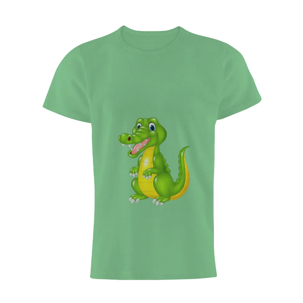 T-Shirts Design: Spread Joy with Gator - Cartoon Alligator T-Shirt|fresh prince cartoon shirt