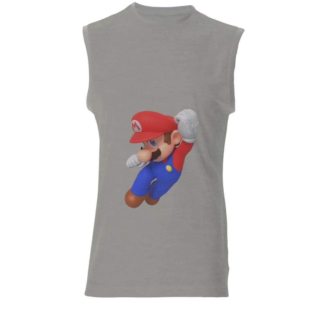 Tee Shirts Printed: Mario's Leap into Adventure|adventure time dancing with monsters shirt