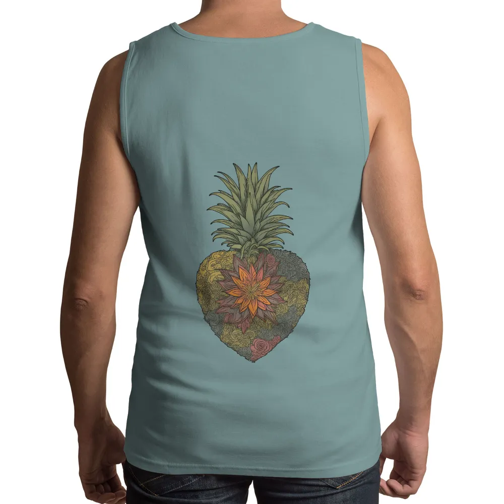 T-Shirts Custom: Pineapple Heart - A Symbol of Hospitality and Growth|ringo starr art shirt