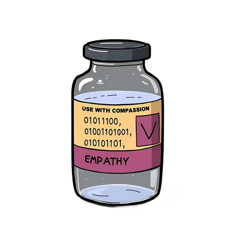 TShirt Printing: Empathy Vial - Use with Compassion