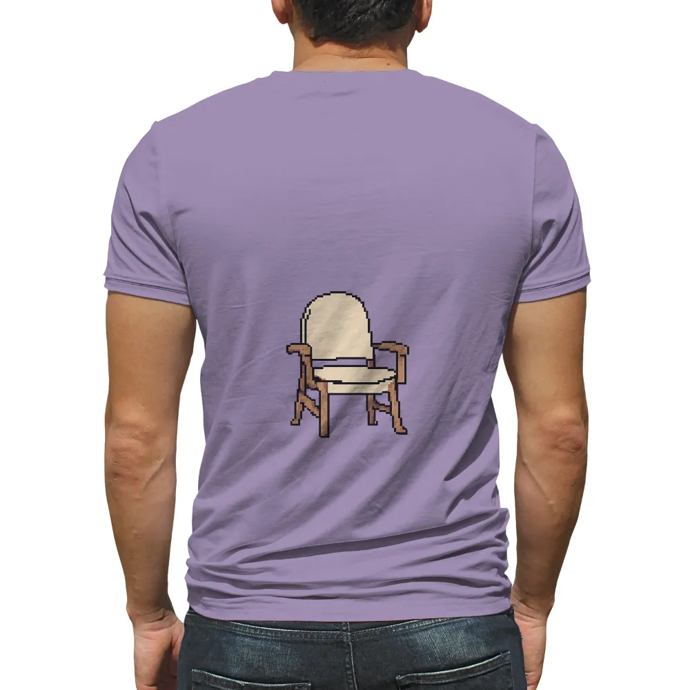 T-Shirts Design: Minimalist Chair - A Symbol of Resilience|miller high life tshirts