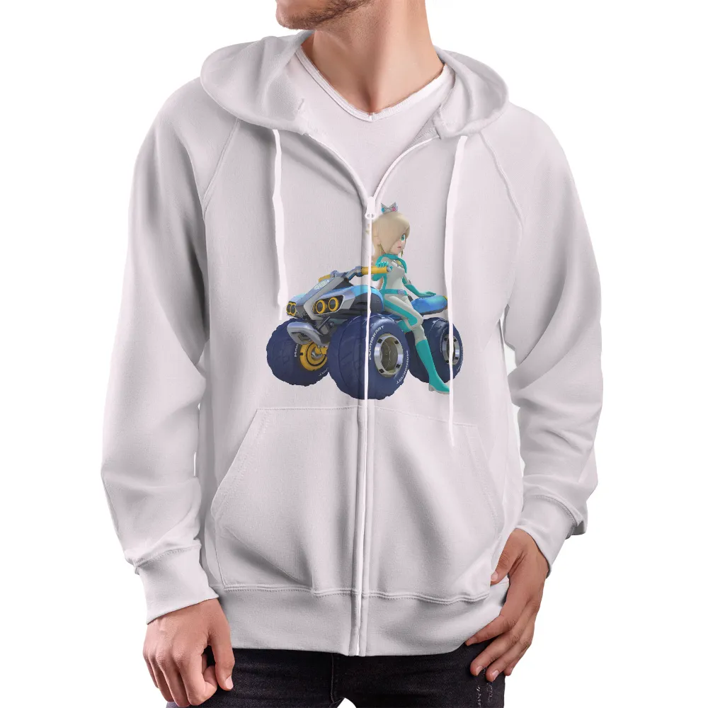 Custom Tee Shirts: Rosalina's Futuristic Racing Adventure|i like beer horse racing t shirt