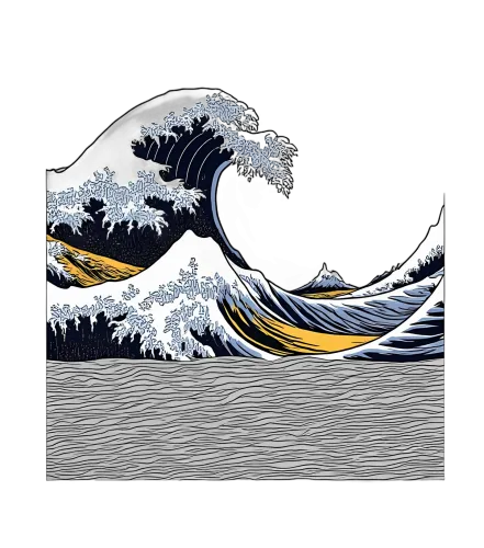 Tee Shirt Printing: The Great Wave - A Blend of Tradition and Modernity