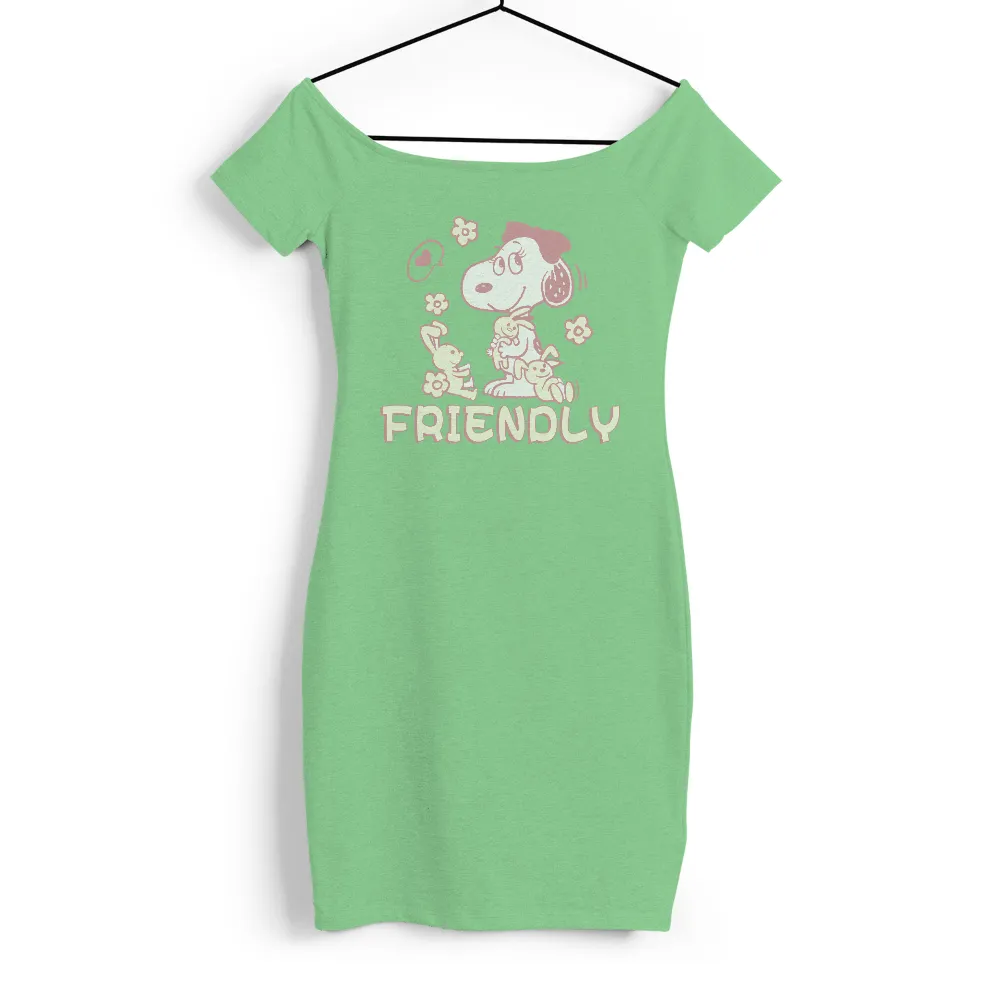 Custom Tee Shirts: Friendly Moments with Fifi and Friends|friends shirt with black cartoon characters