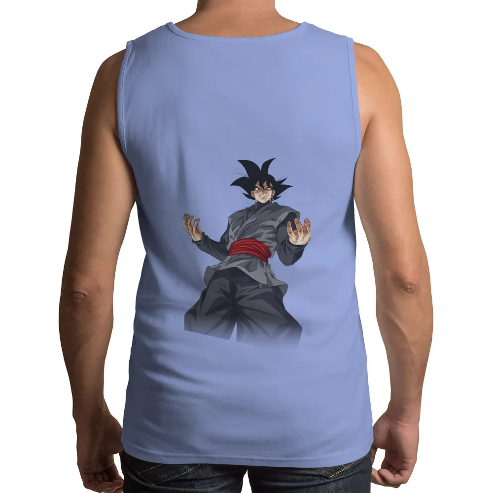 TShirt Design: Goku's Unwavering Strength and Courage|i paused my favorite anime to be here