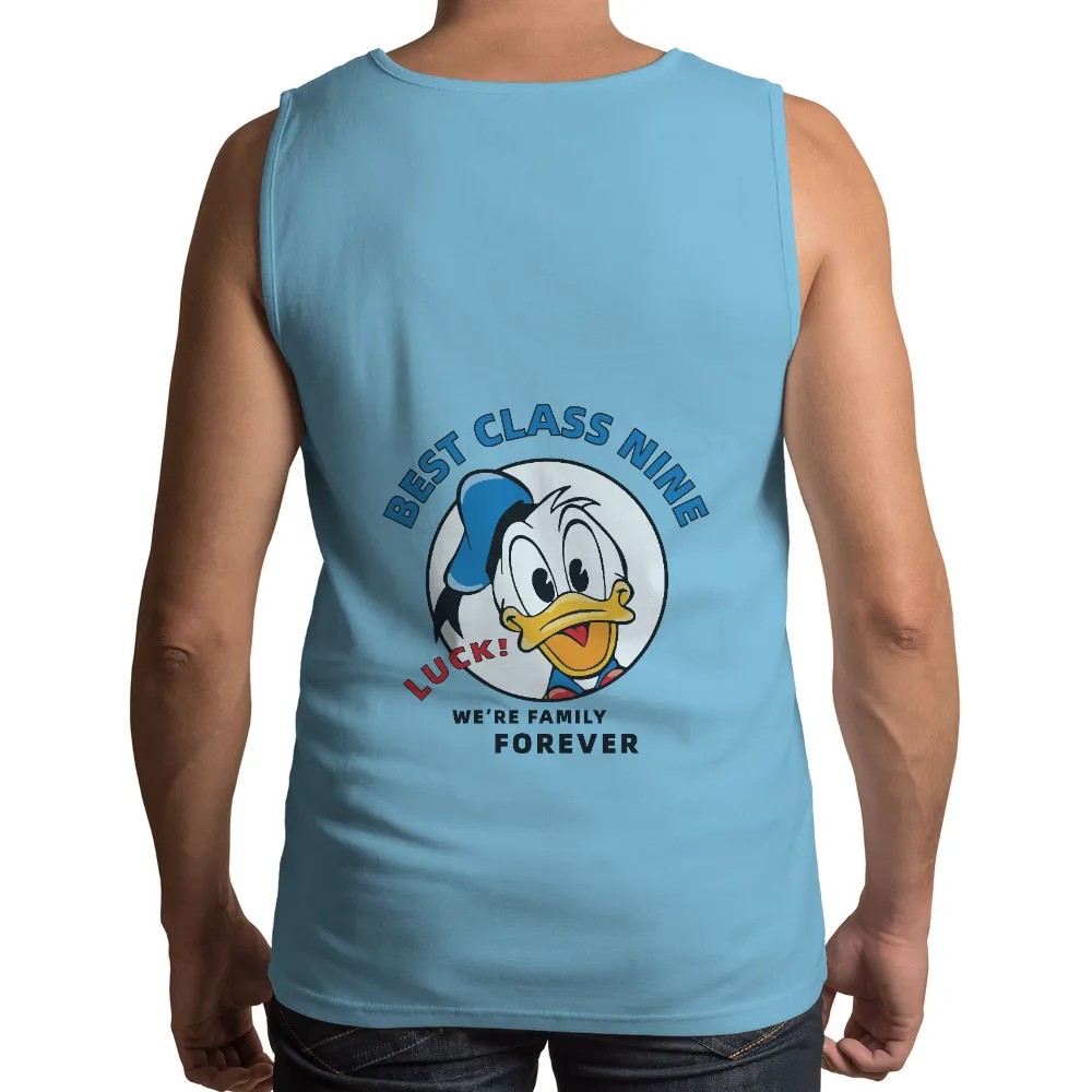 TShirt Design: Donald Duck - Best Class Nine, We're Family Forever|summer walker vintage shirt