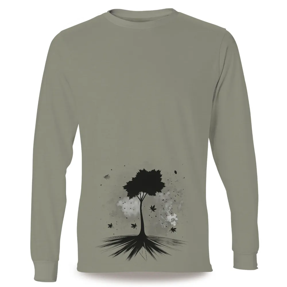 T-Shirts Custom: Tree of Life - Nature's Resilience|bleach dollar tree shirt