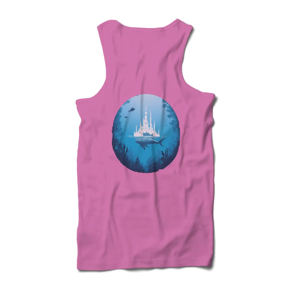 Customized Tee Shirts: Explore the Enchanting Underwater Castle|final fantasy party time shirt