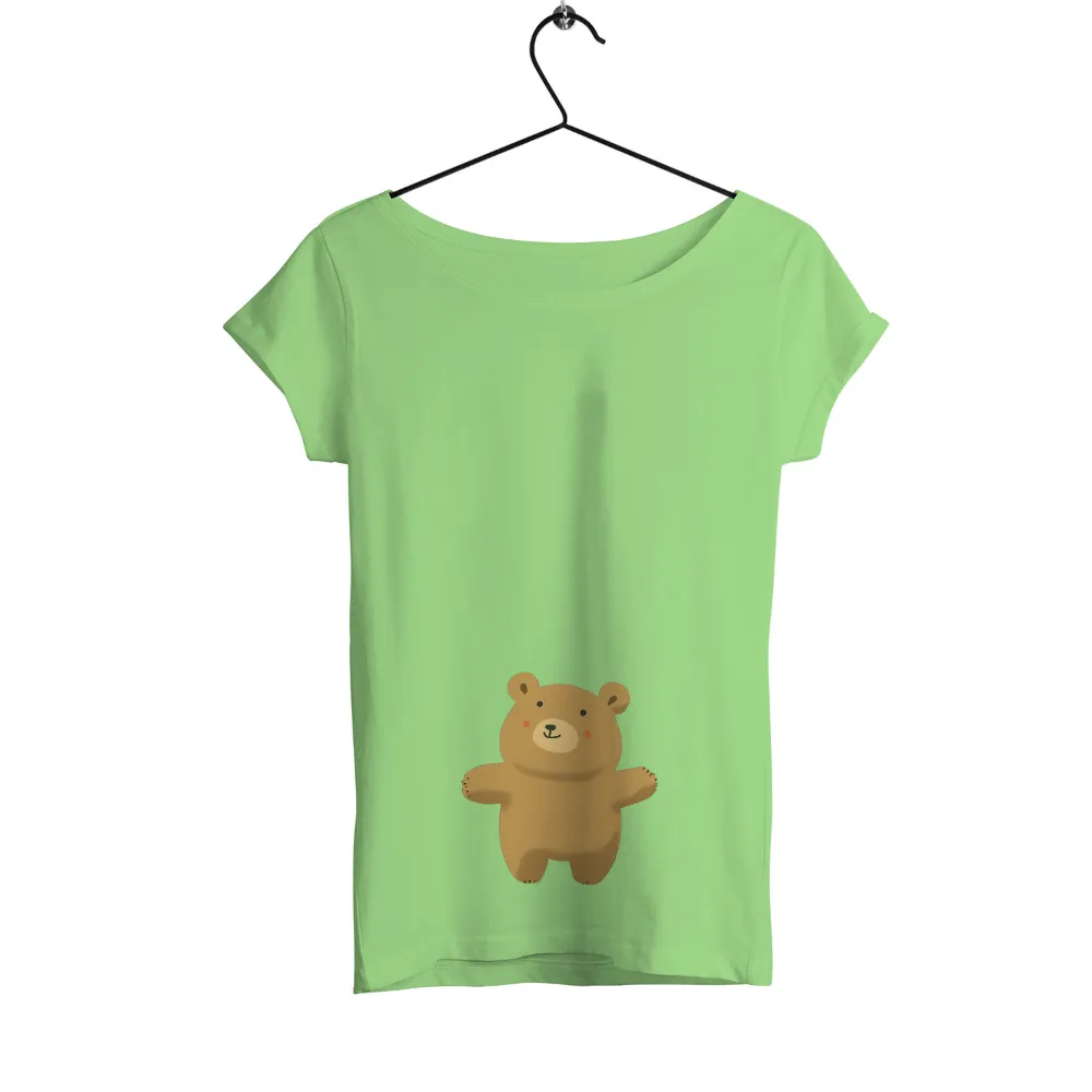 Tee Shirts Printed: Hug Bear - Spread Joy and Comfort|banksy joy millward