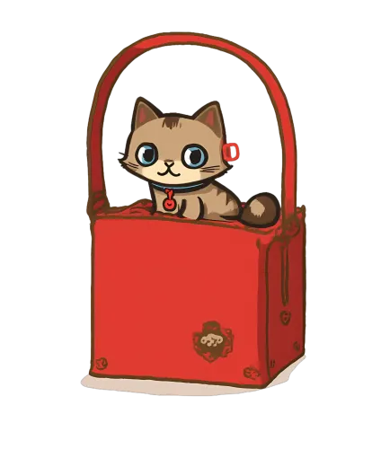 T-Shirts Custom: Whiskers' Adventure in the Red Basket